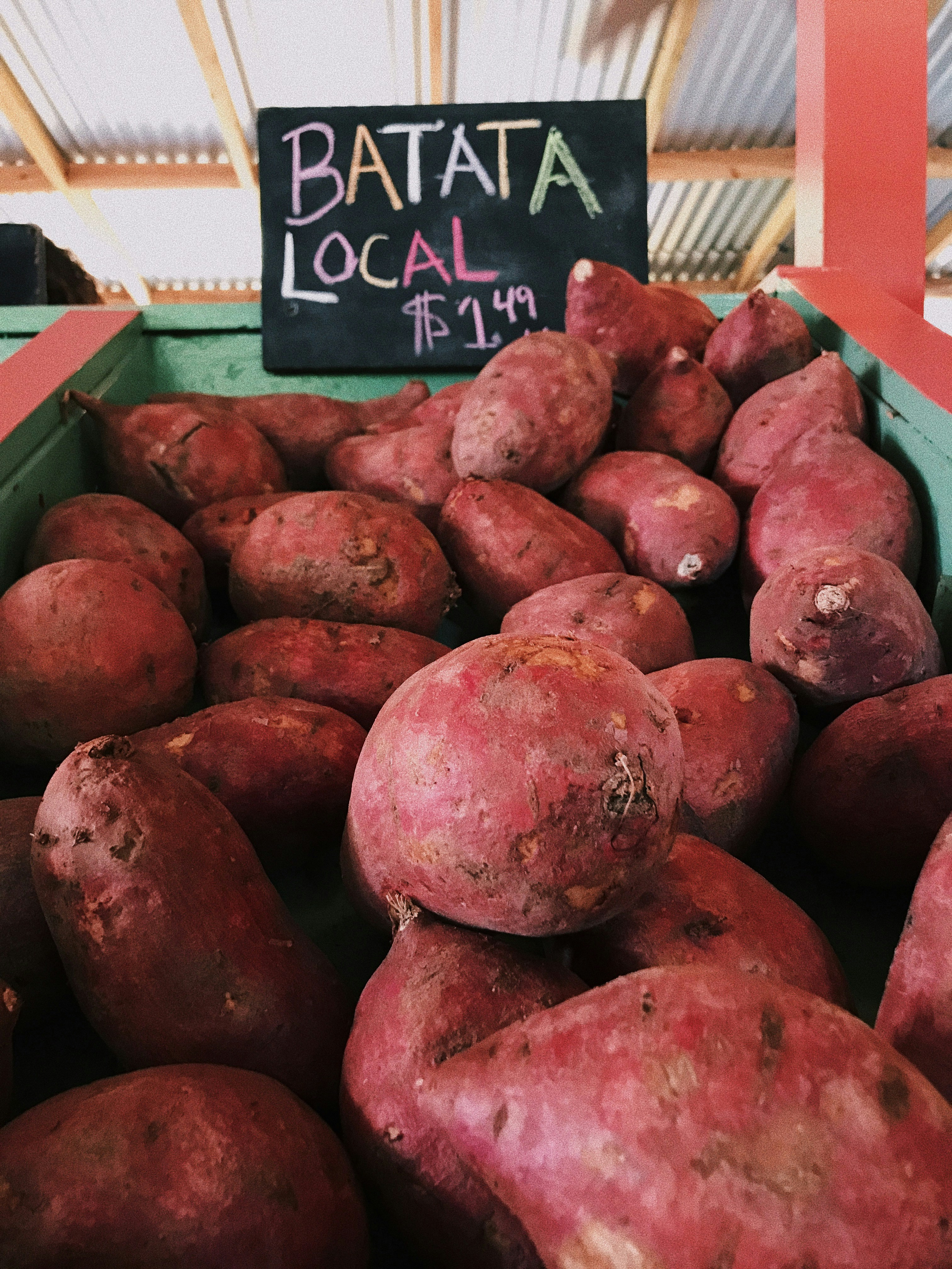 Bright orange sweet potatoes, rich in nutrients, ideal for roasting and casseroles.